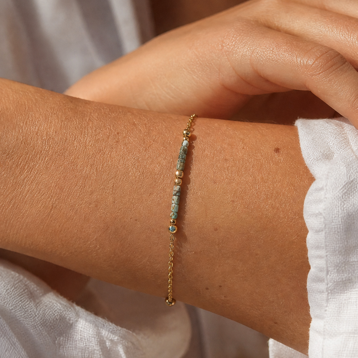 Clelia Bead Chain Bracelet