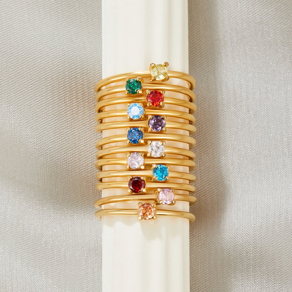 Federica Birthstone Ring
