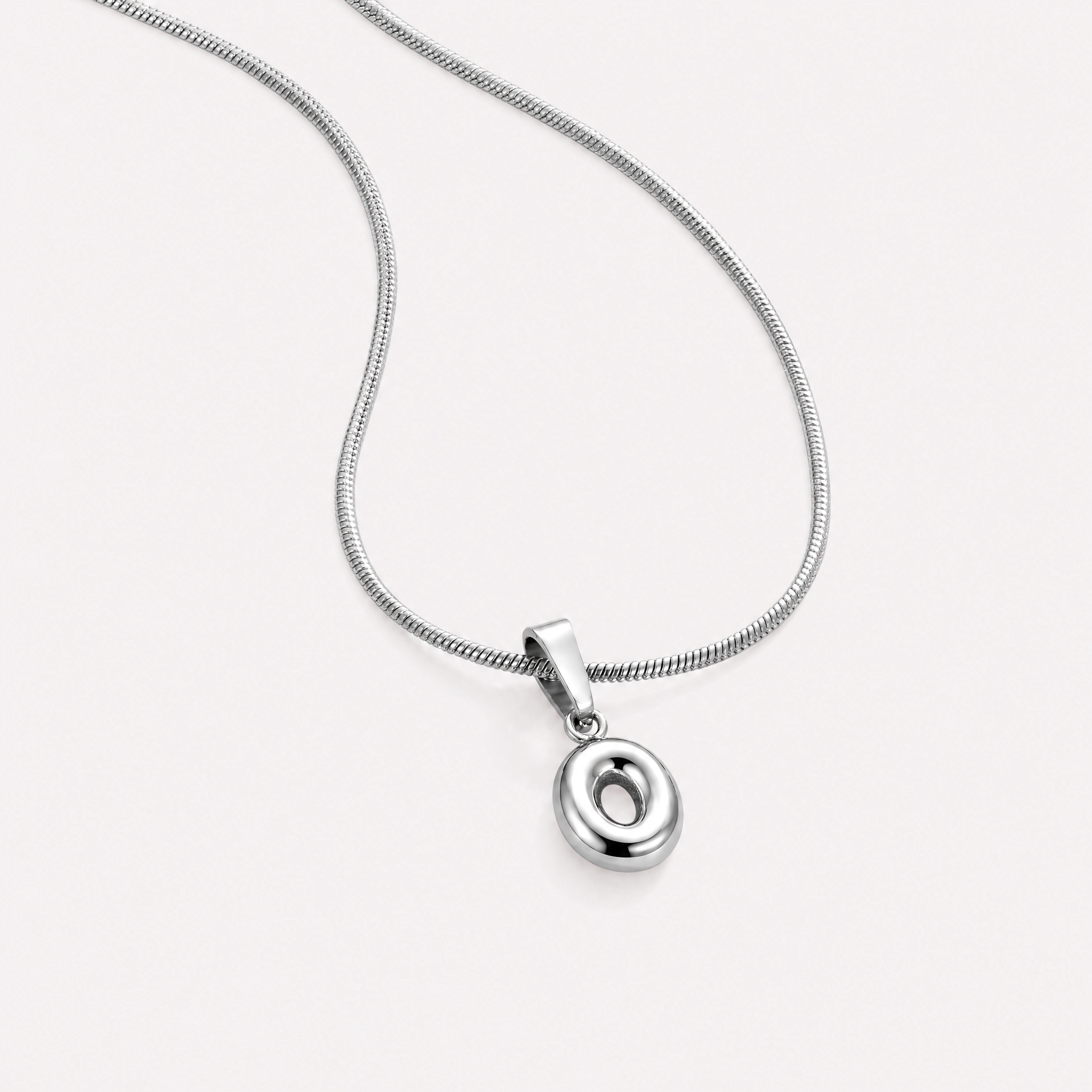 Bettina Bubble Initial Necklace