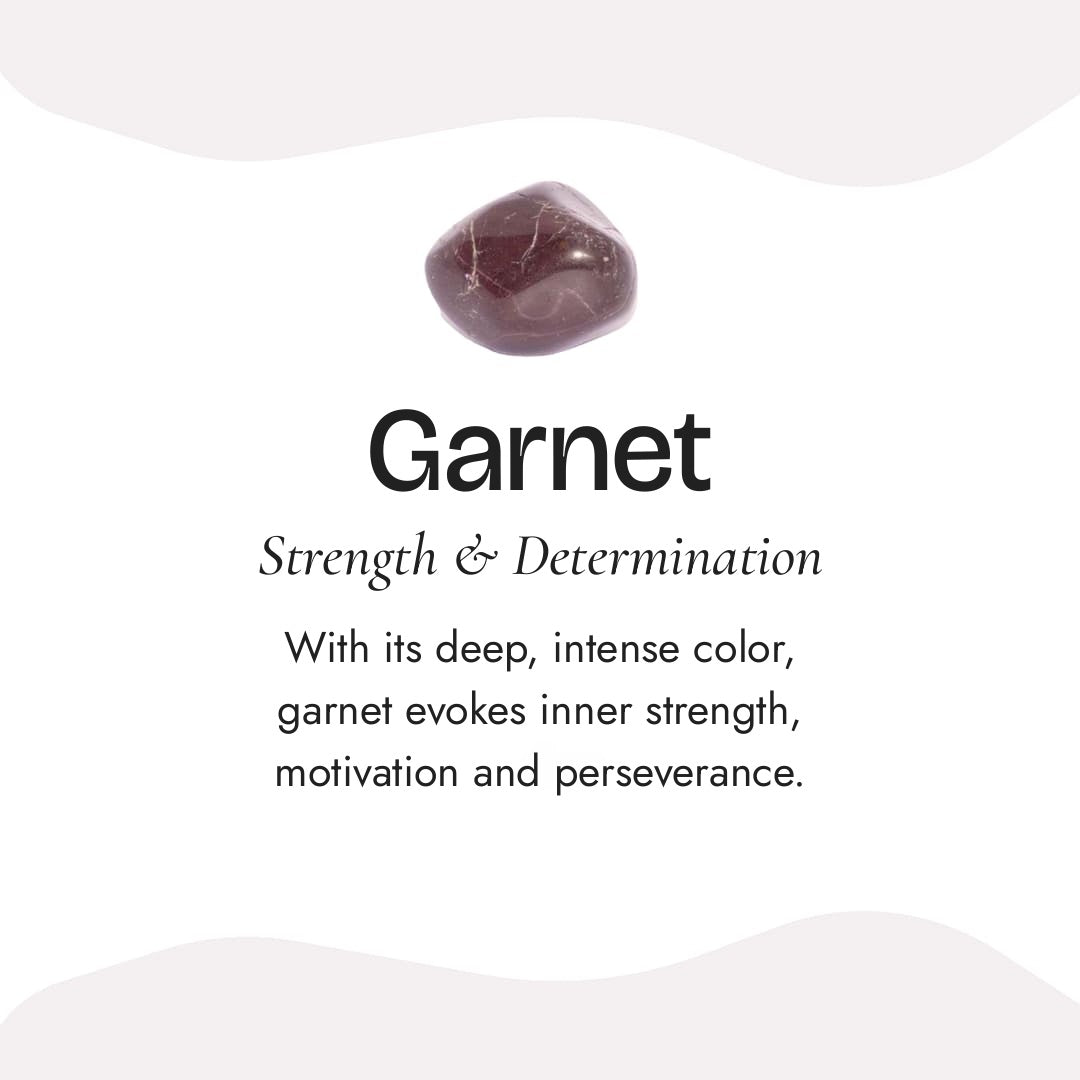 "Abundance" Multi-Wrap Bracelet in Garnet