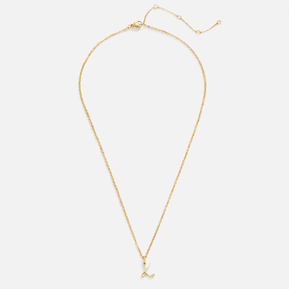 Carina Heart Initial Necklace