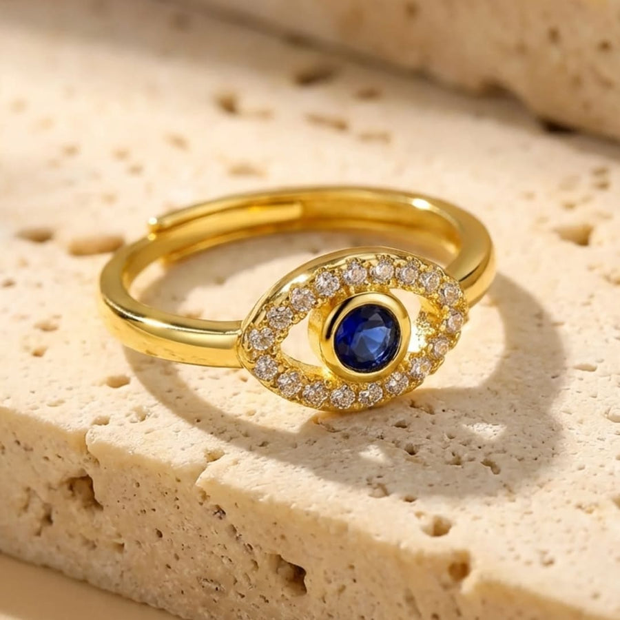 "Blue Eye" Adjustable Ring