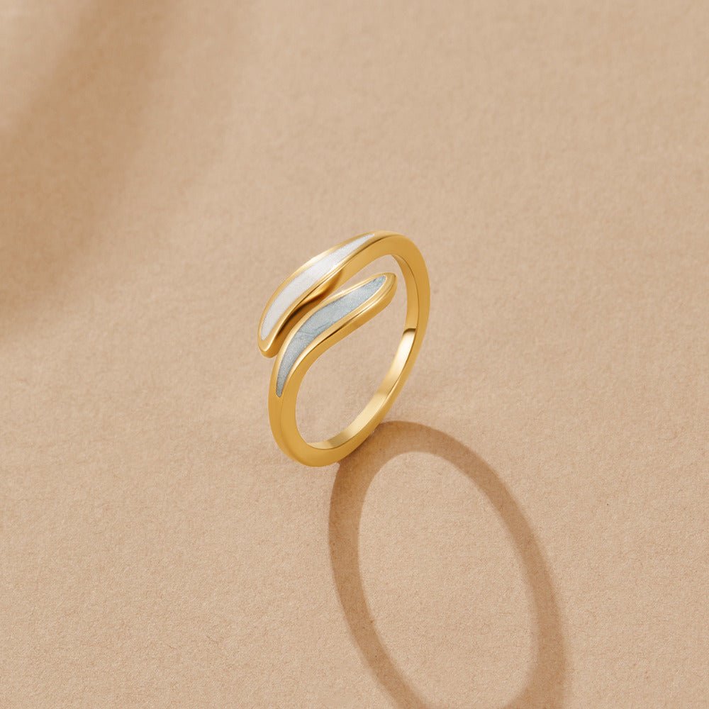 Colomba Enamel Wrap Ring
