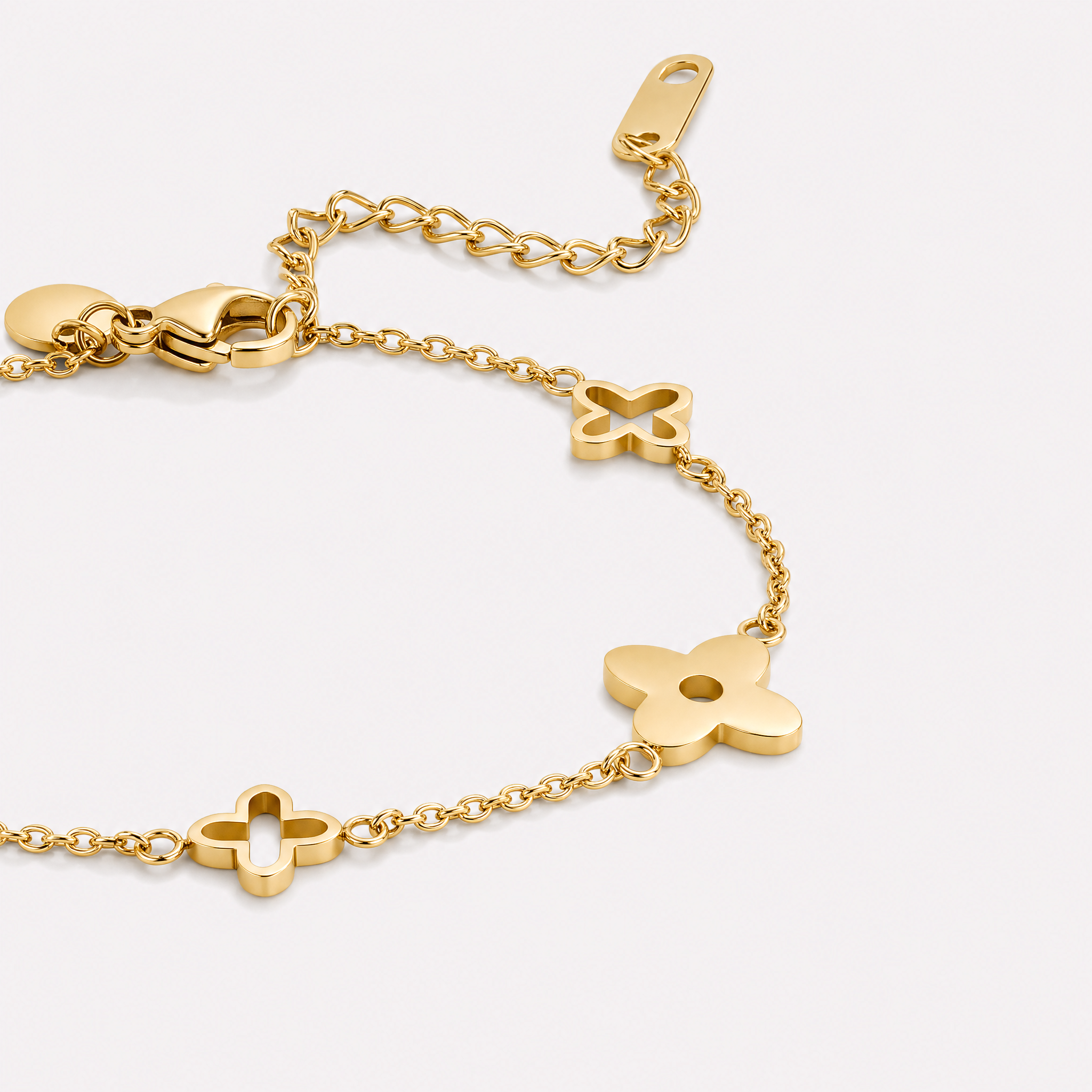 Emma Clover Chain Bracelet