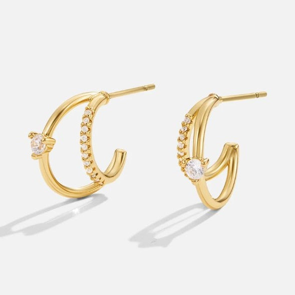 Flavia Charm Hoops