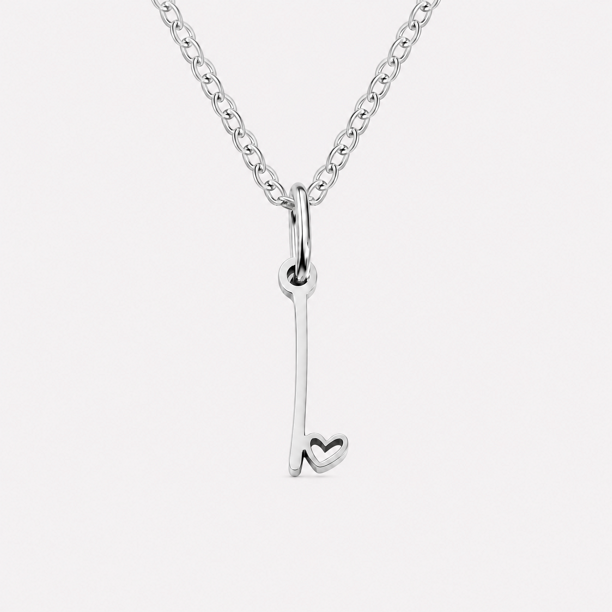 Carina Heart Initial Necklace