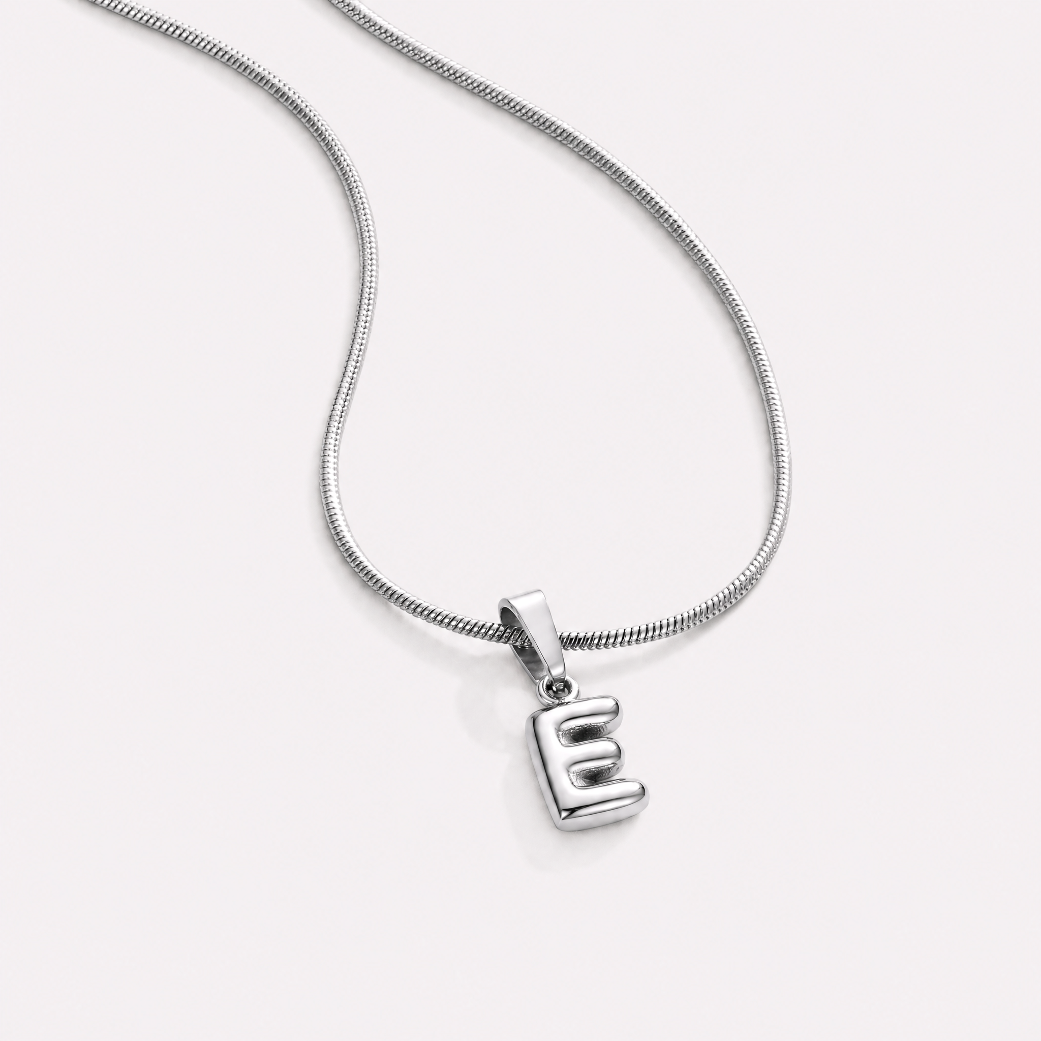 Bettina Bubble Initial Necklace