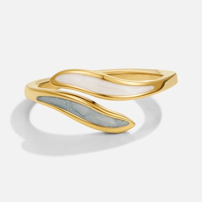 Colomba Enamel Wrap Ring