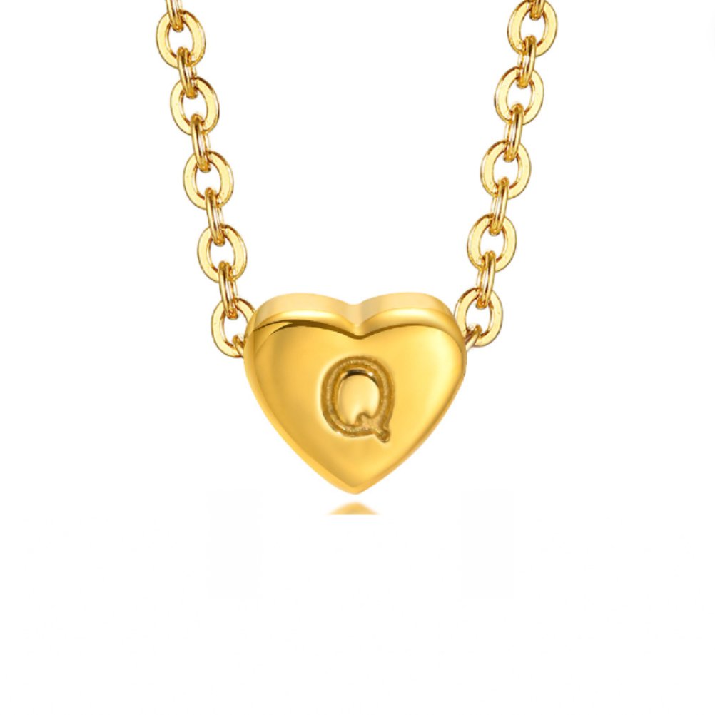 Diletta Heart Initial Bracelet