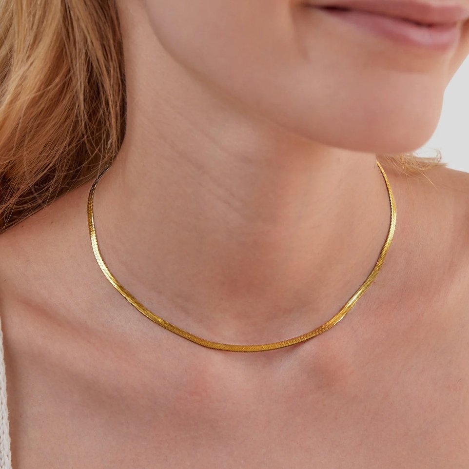 Gia Snake Chain Necklace