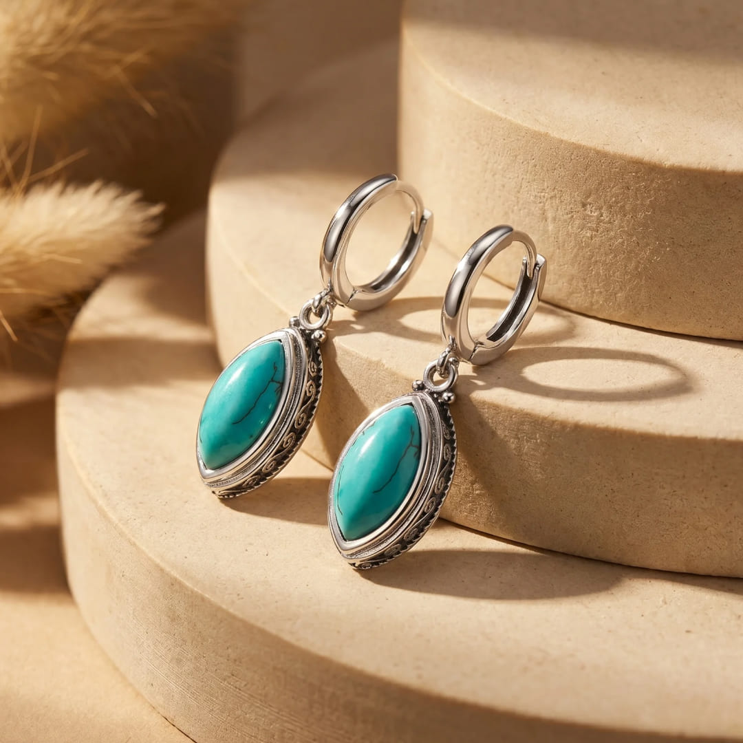 "Gentle Turquoise" Earrings