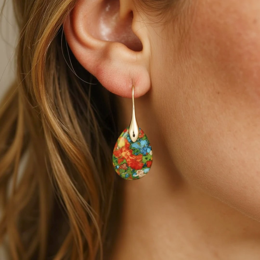 "Harlequin Drops" Earrings