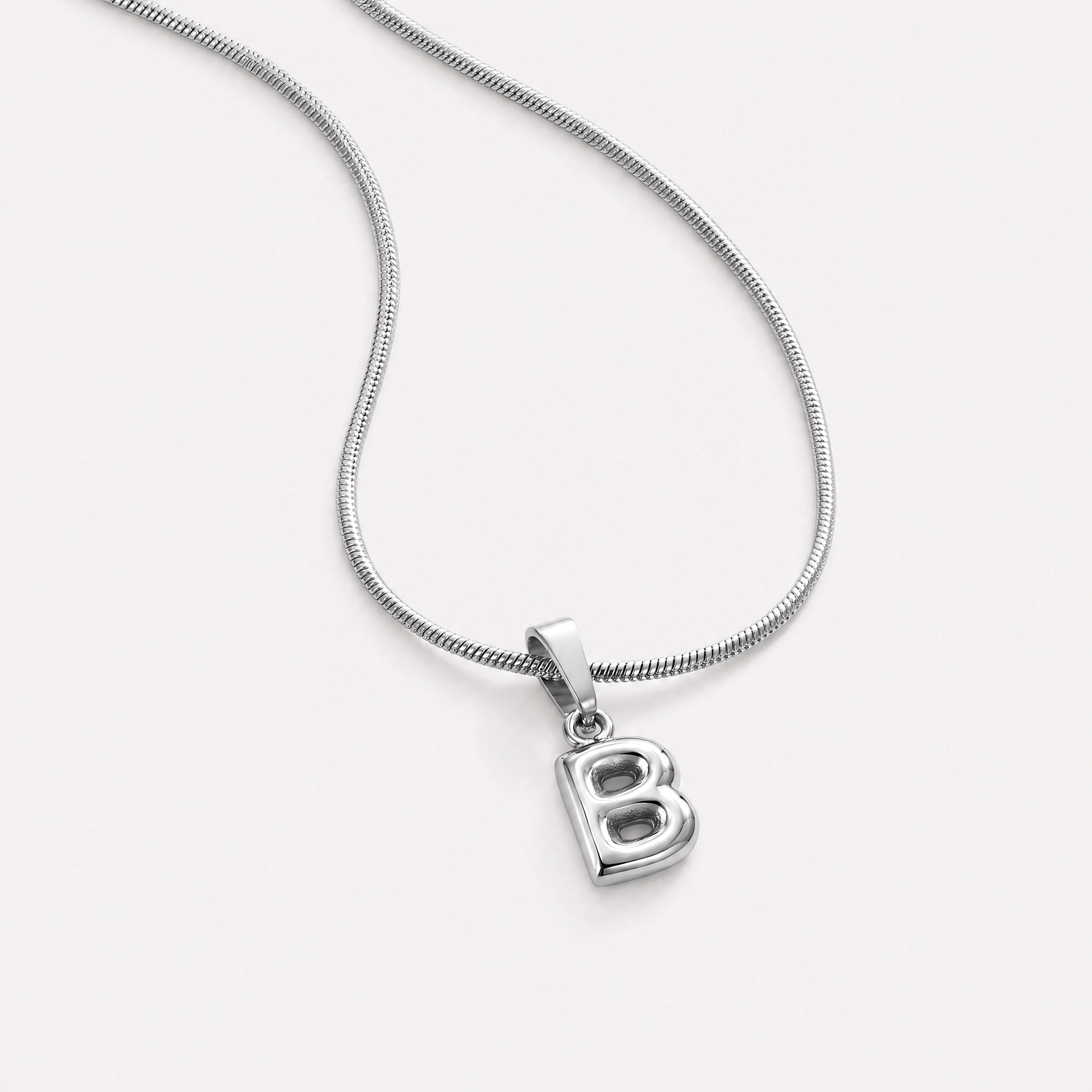 Bettina Bubble Initial Necklace