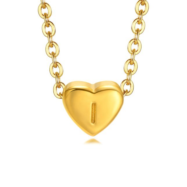 Diletta Heart Initial Bracelet