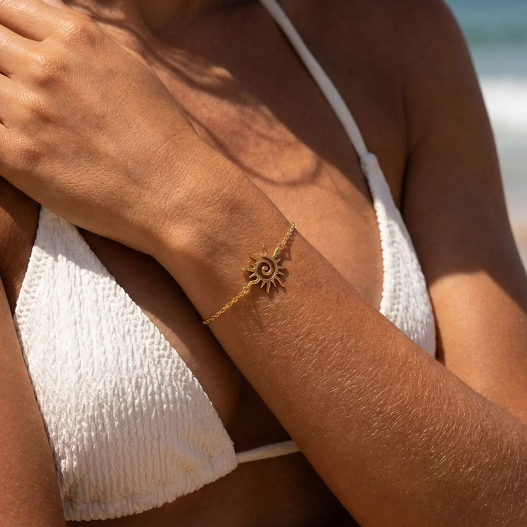 "Ray of Life" Symbolic Sun Bracelet