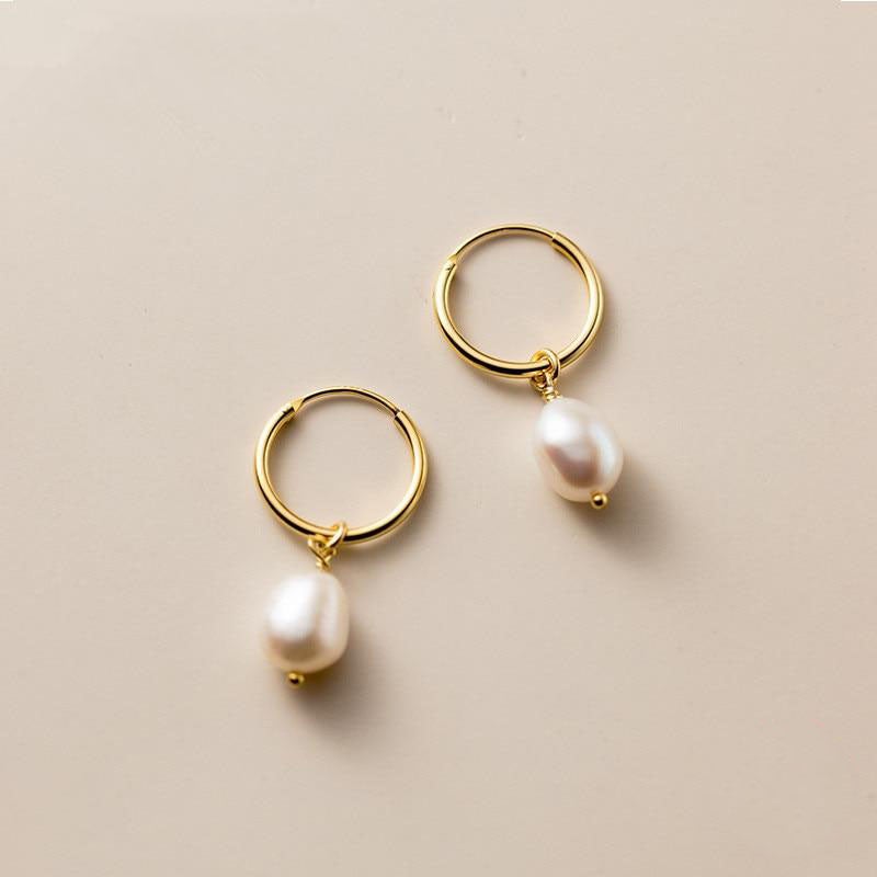 Camilla Pearl Hoops