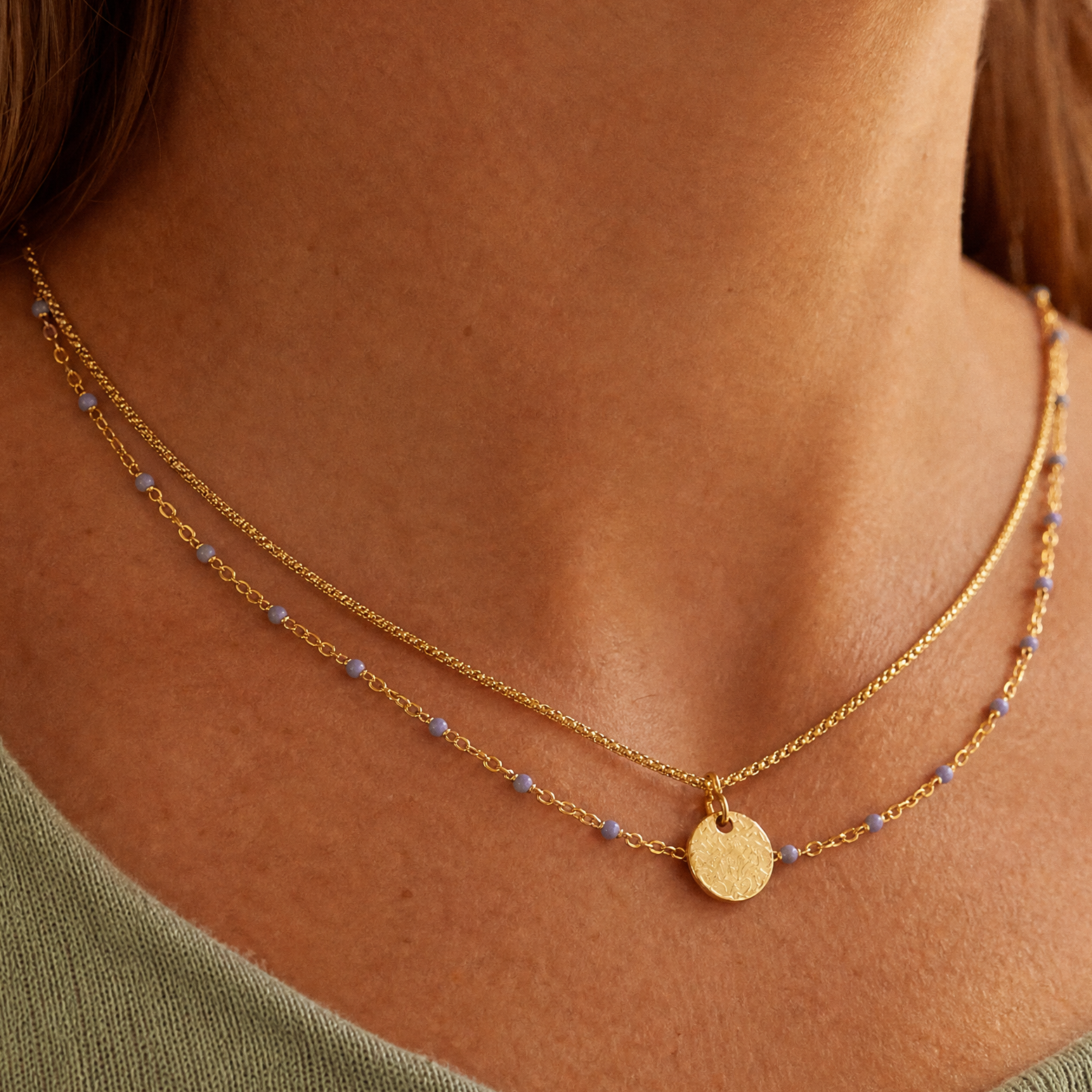 Pierina Layered Bead Necklace