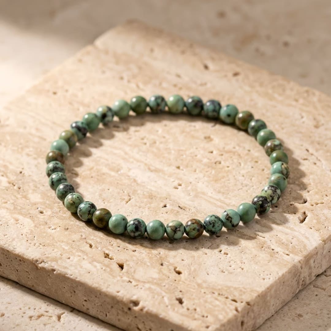 Fine 4 mm Stone Bead Bracelet