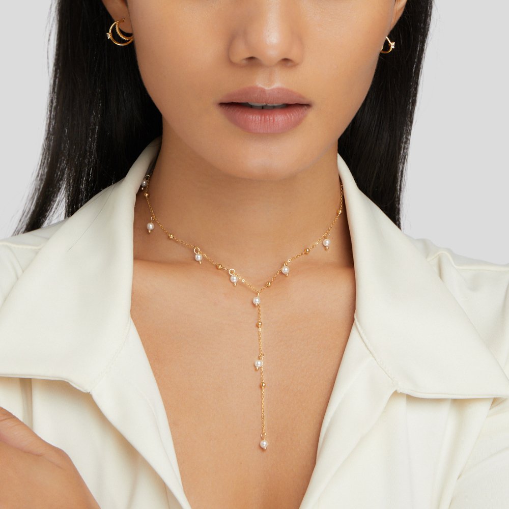 Violante Pearl Lariat
