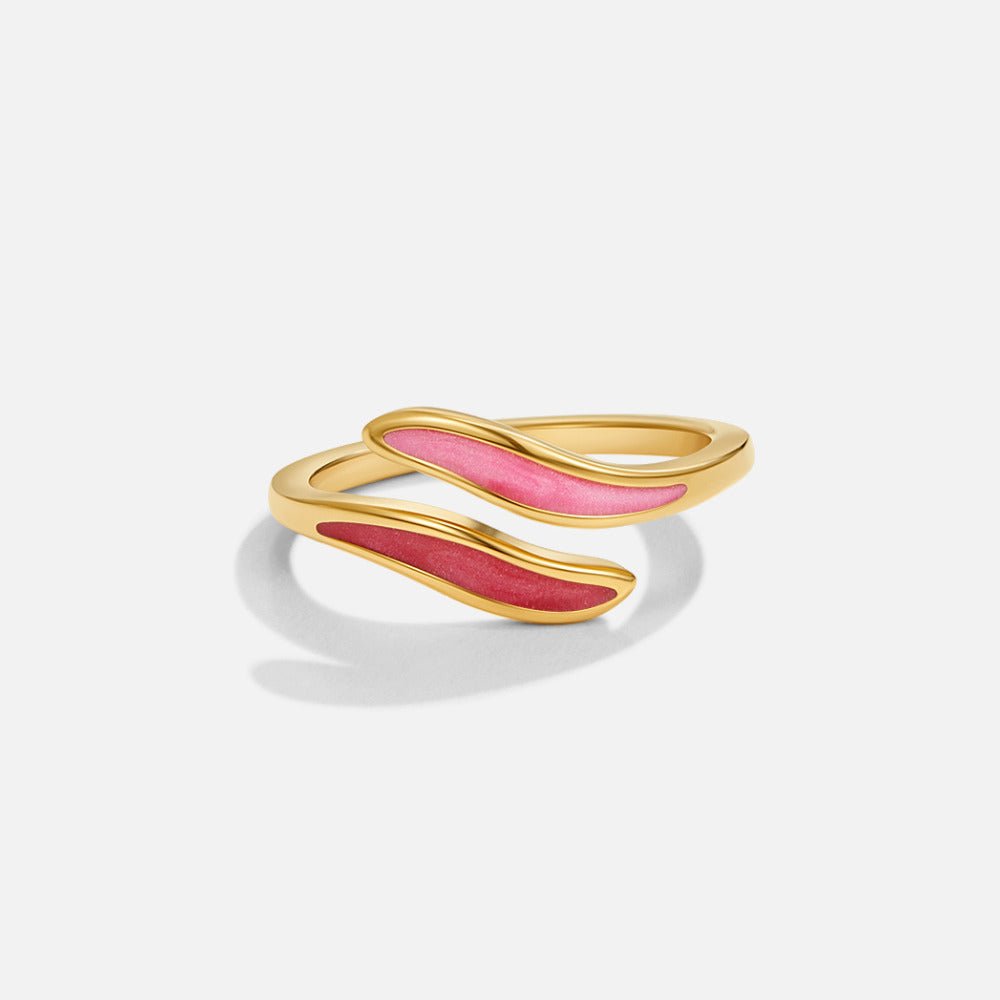 Colomba Enamel Wrap Ring