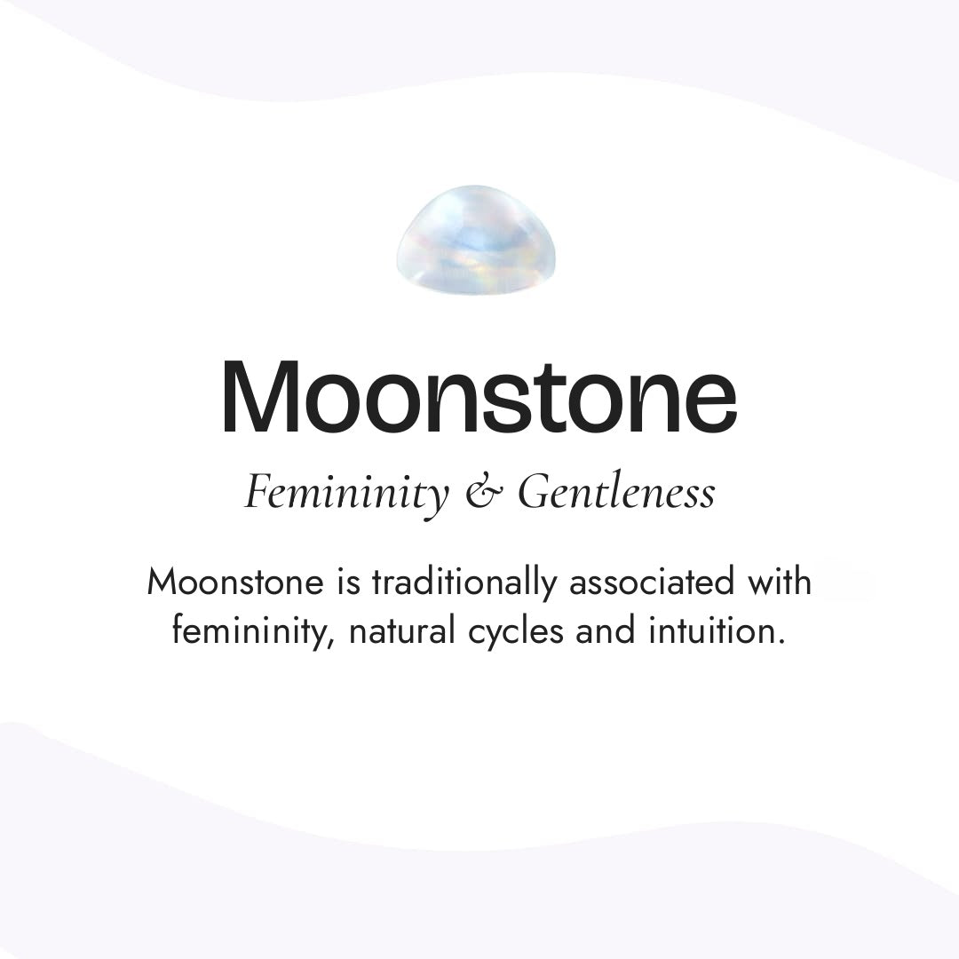 "Inner Balance" Premium Bracelet in Amethyst, Aquamarine & Moonstone