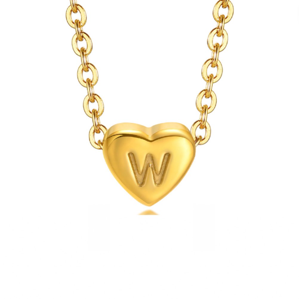 Diletta Heart Initial Bracelet