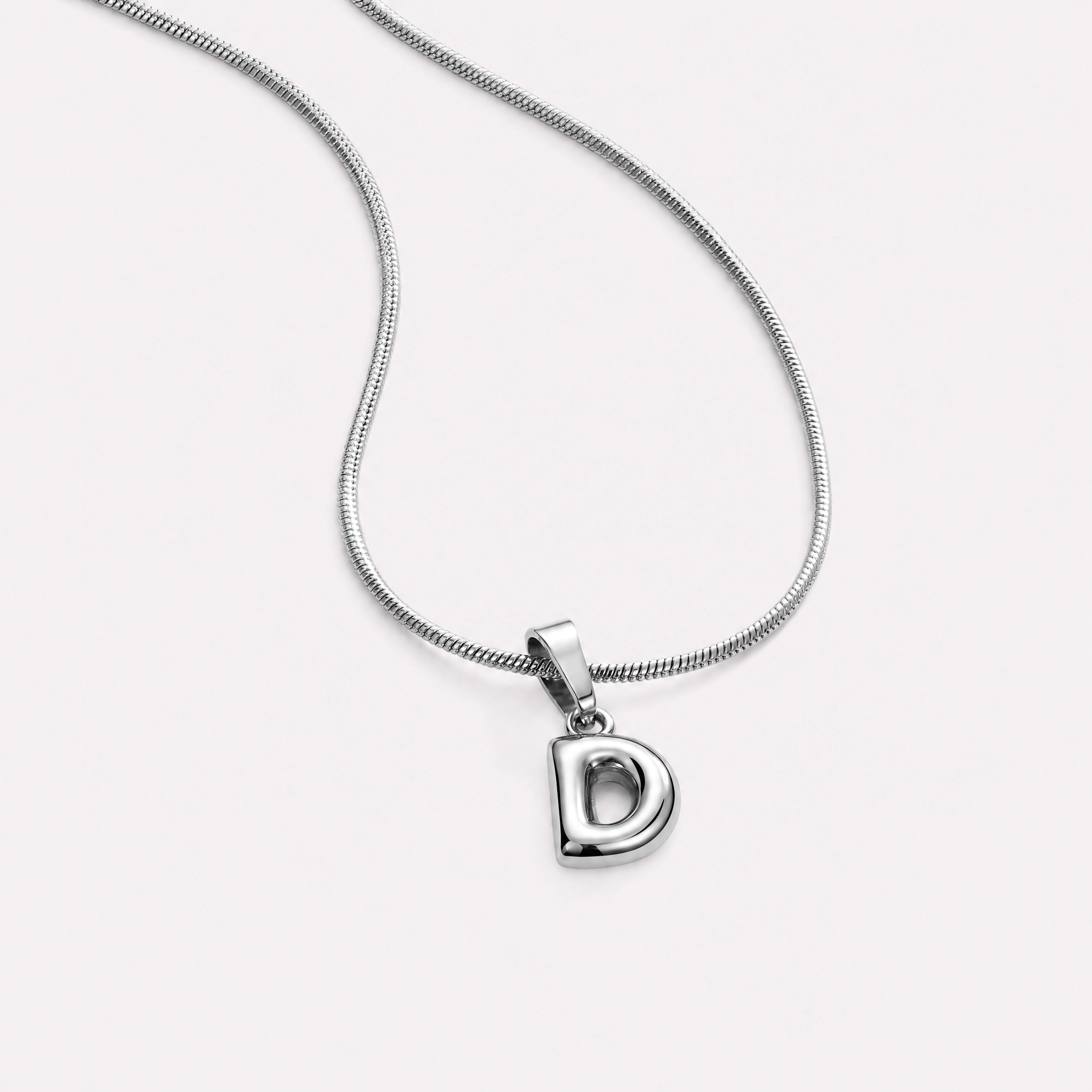 Bettina Bubble Initial Necklace