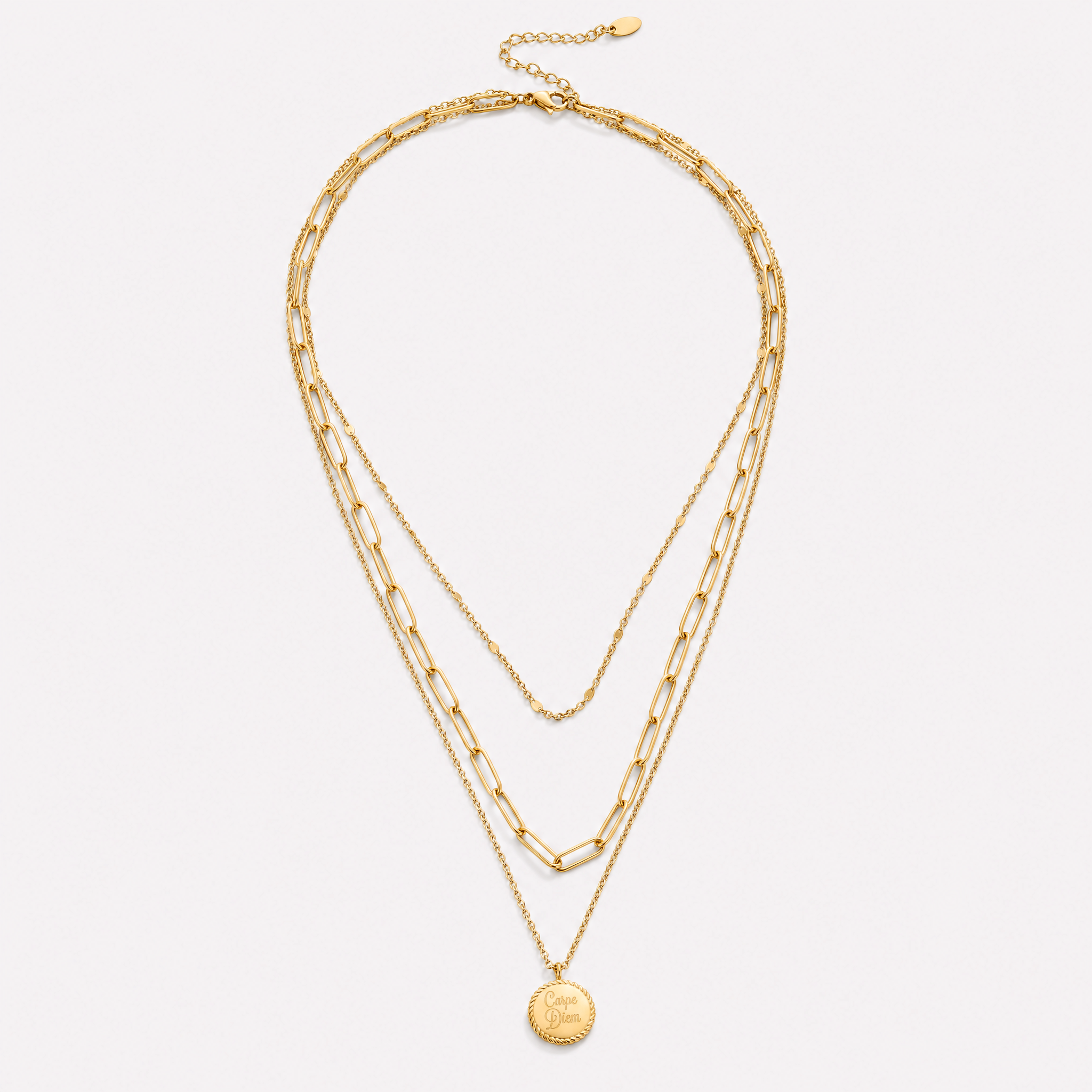 Loredana Layered Coin Necklace