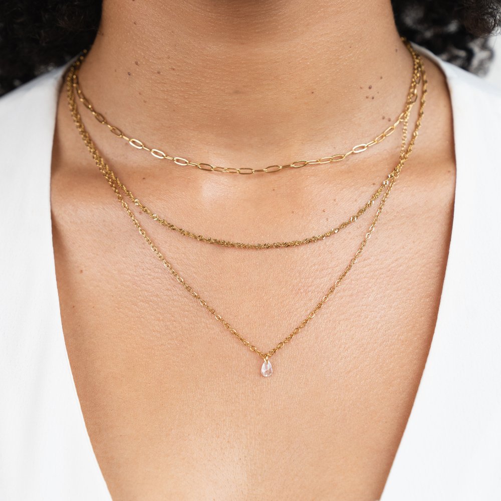 Romana Triple Chain Necklace