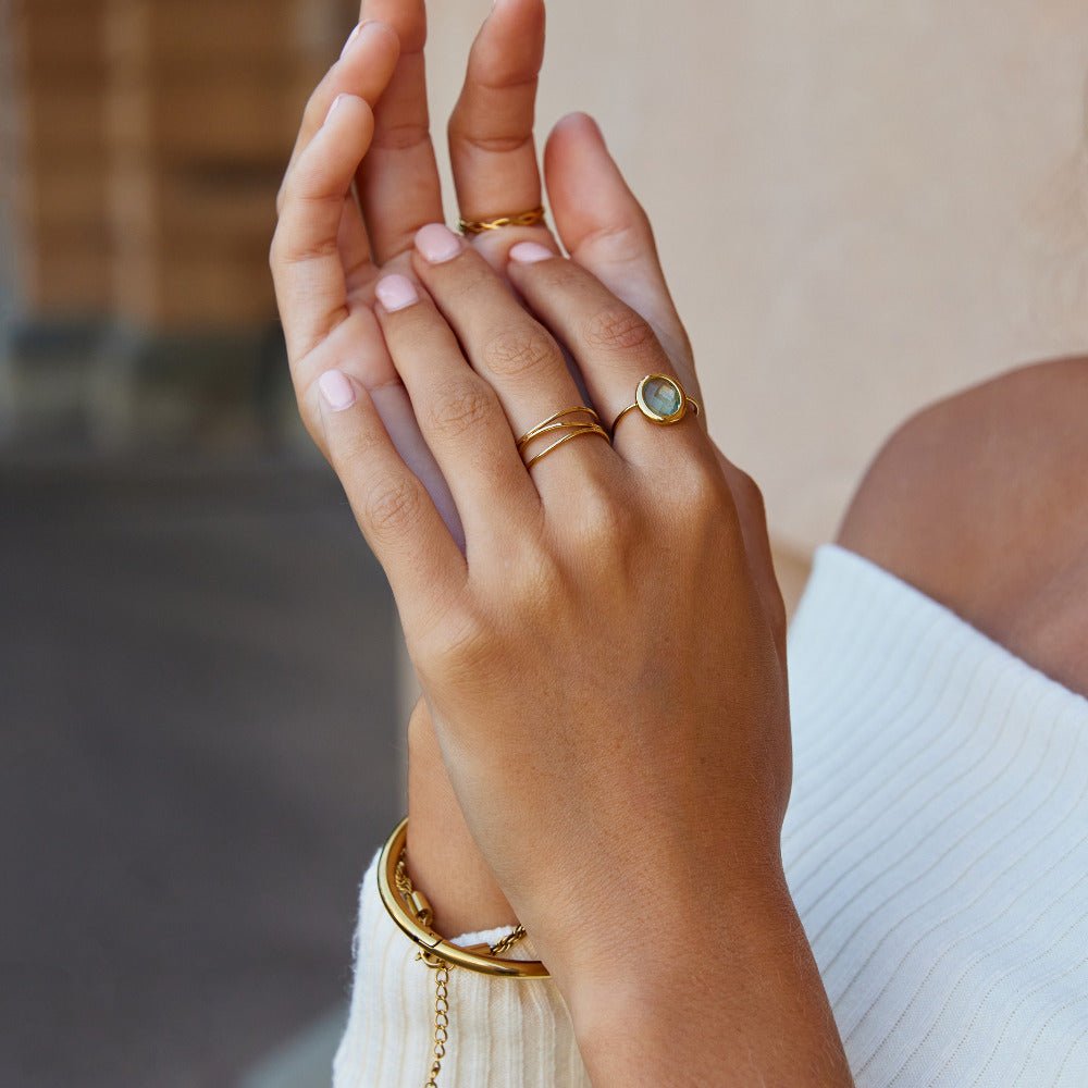 Azzurra Crystal Ring