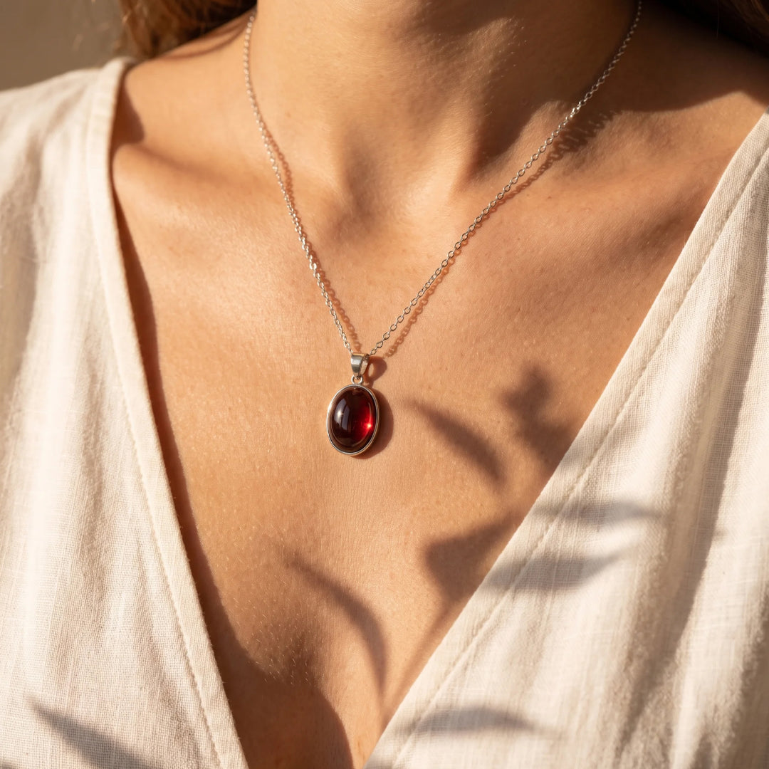 "Heart of Garnet" Pendant