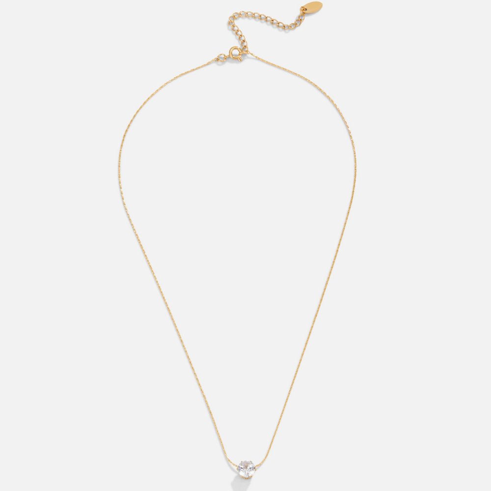 Elisa Solitaire Necklace