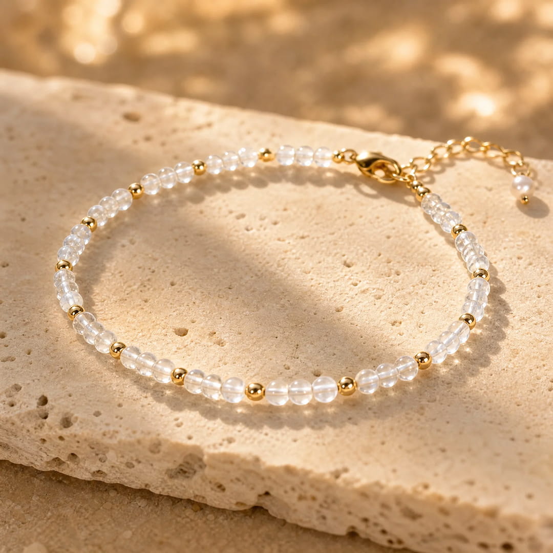 "Birth Month" Bracelet in Natural Stone
