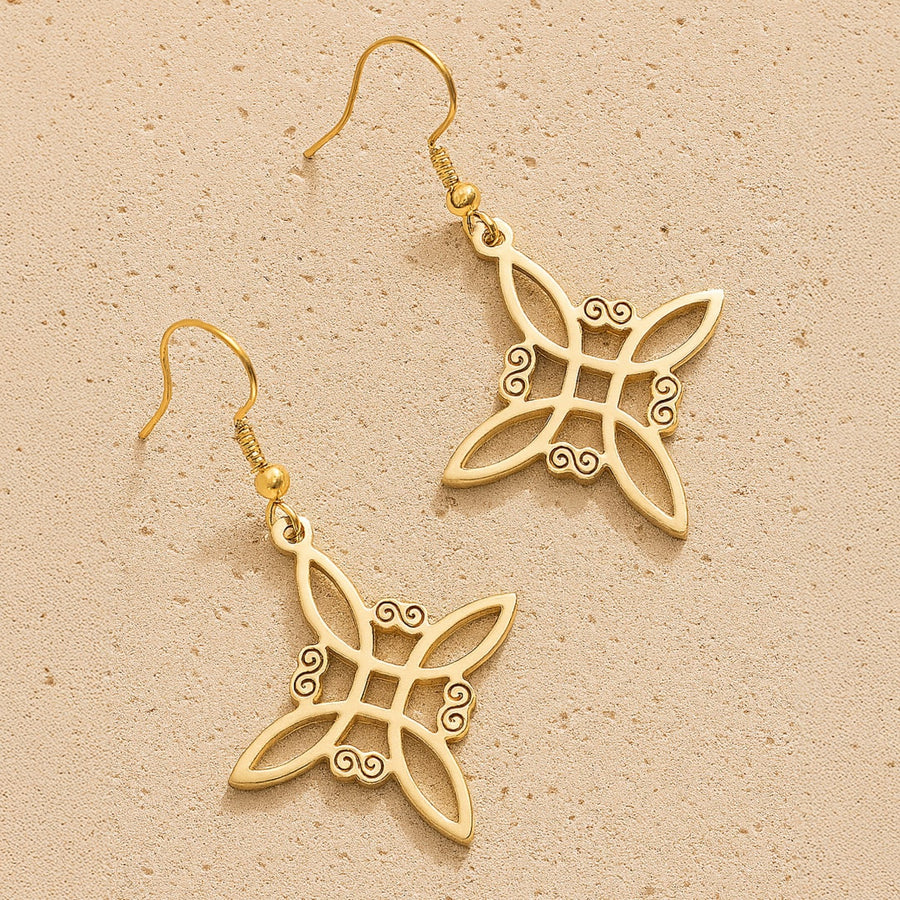 "Shield" Earrings in Protection Knot