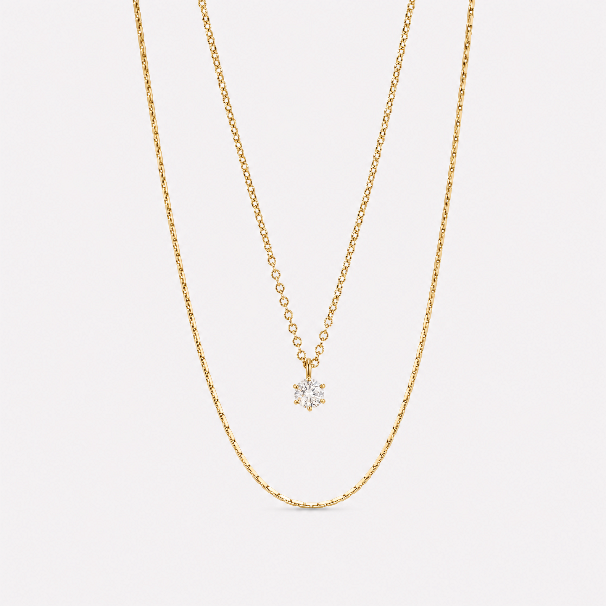 Michela Layered Crystal Necklace