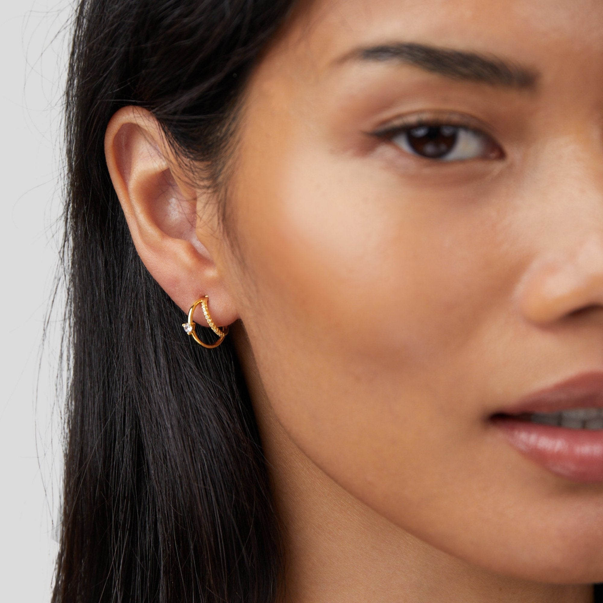 Flavia Charm Hoops