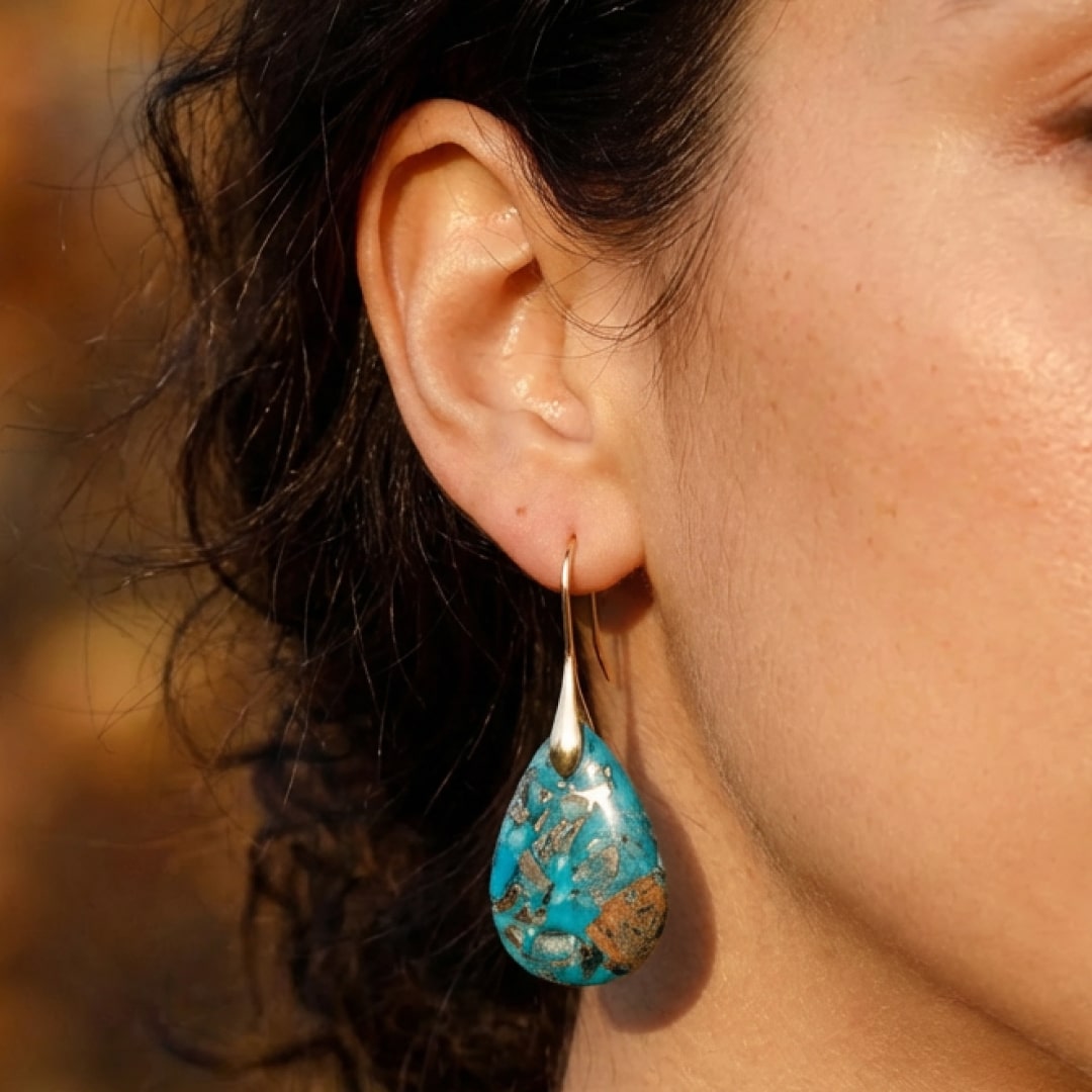"Aquarella" Drop Earrings