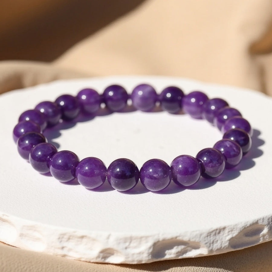 "Symbol of Soothing" Bracelet in Amethyst