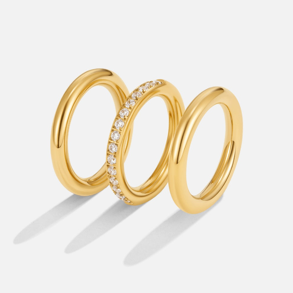 Terza Stackable Ring Set