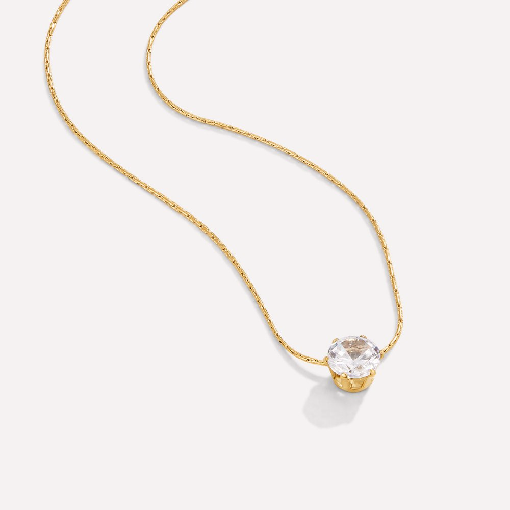 Elisa Solitaire Necklace