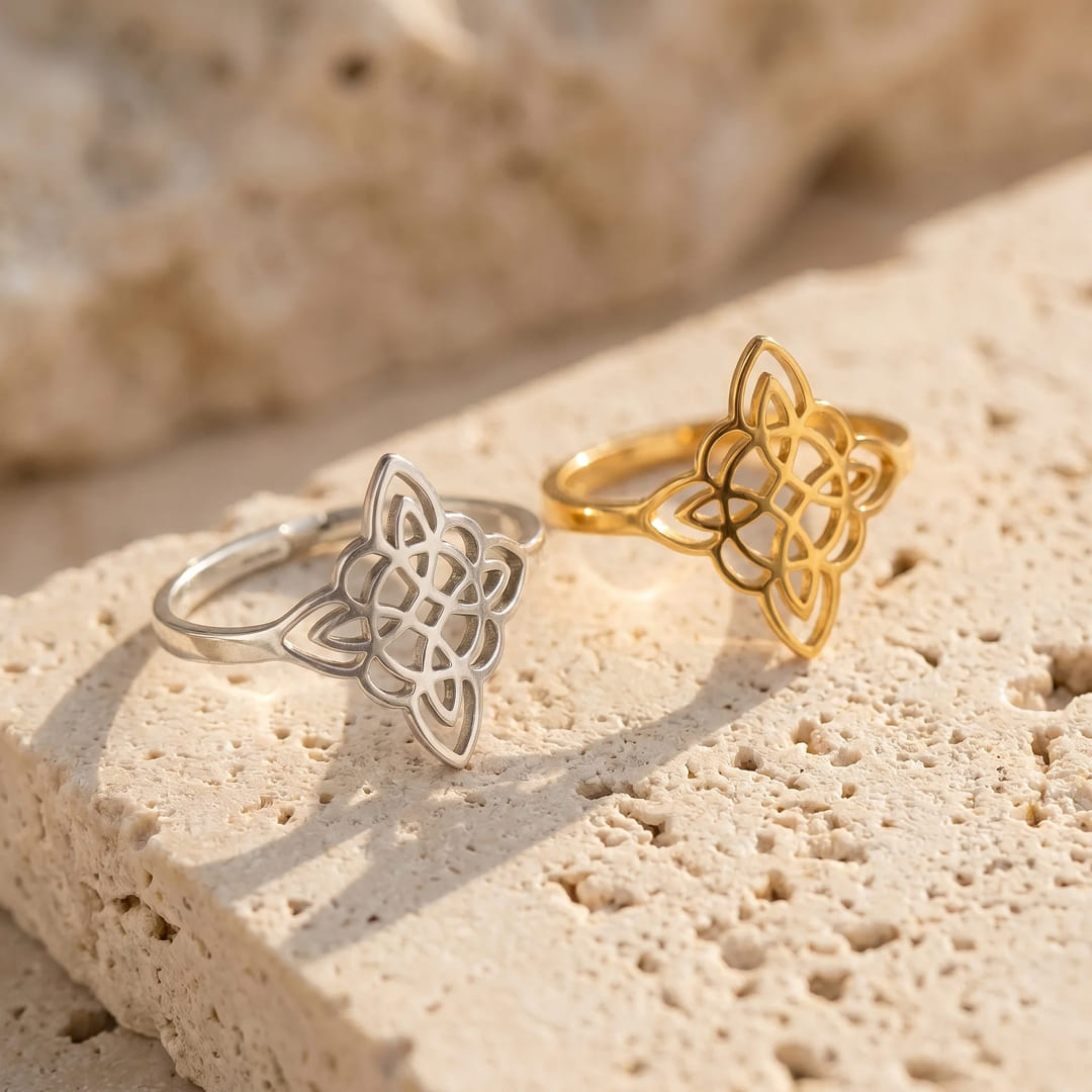 "Eternity Knot" Adjustable Ring