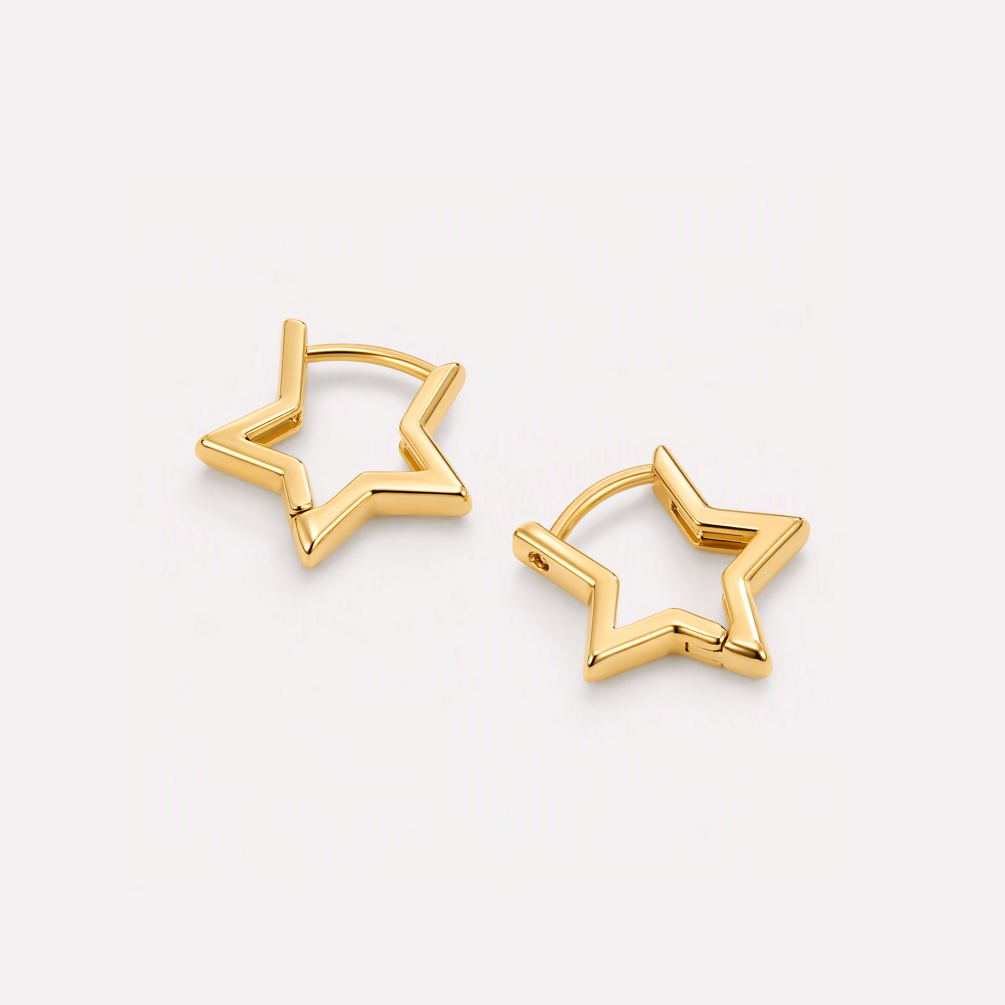 Stellina Star Hoops