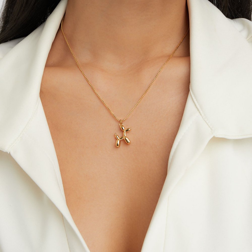 Cinzia Balloon Dog Necklace