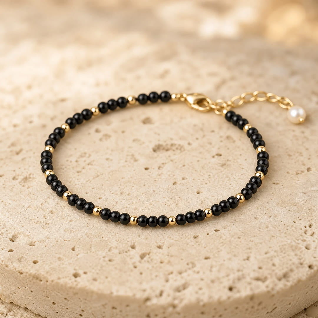 "Birth Month" Bracelet in Natural Stone