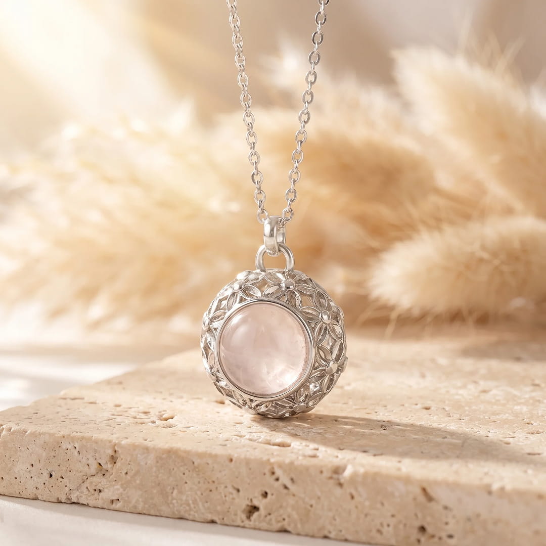 "Gleam of Yesteryear" Pendant in Natural Stones