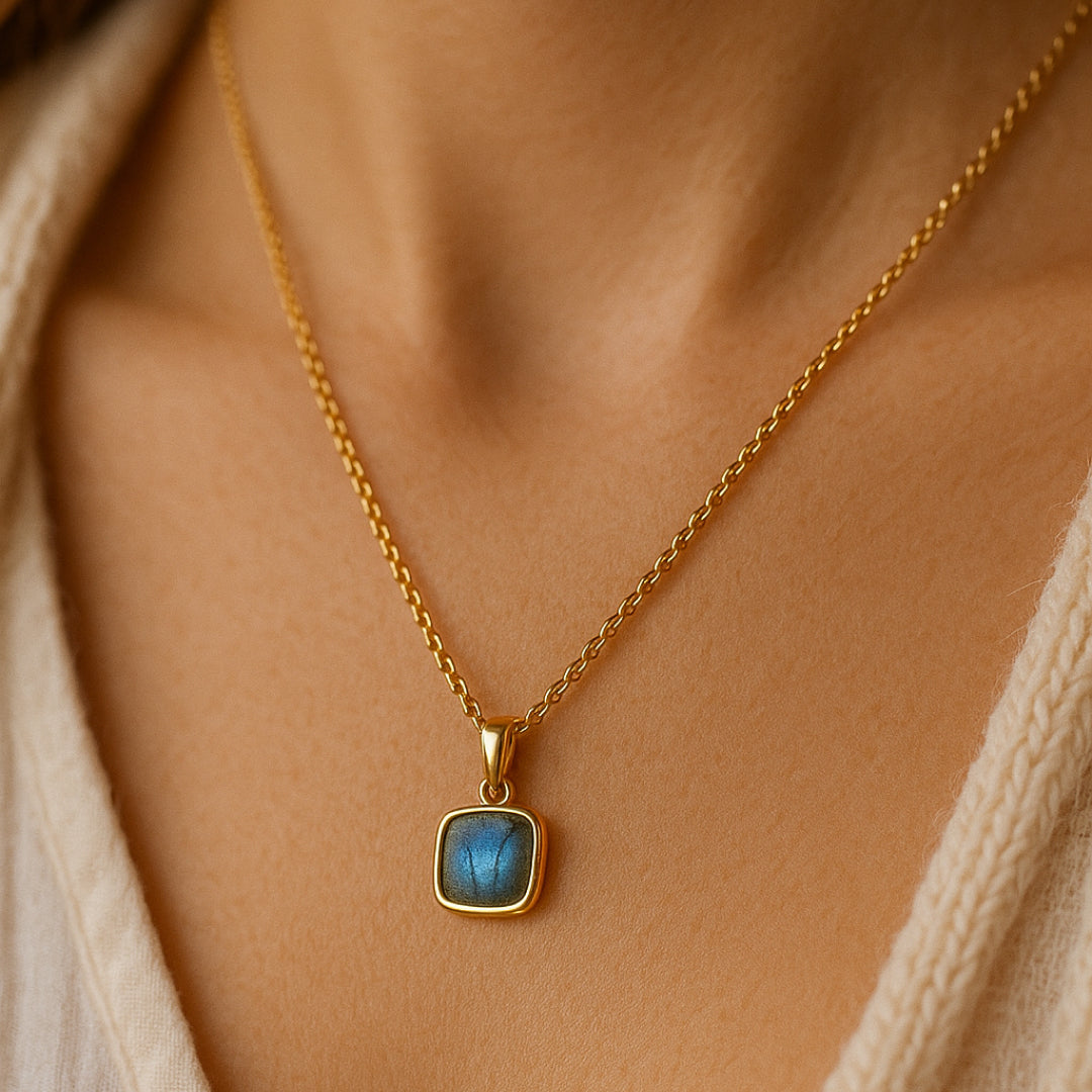 "Reflections of Light" Pendant in Labradorite