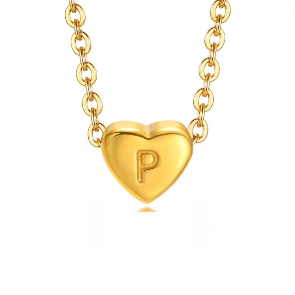 Diletta Heart Initial Bracelet