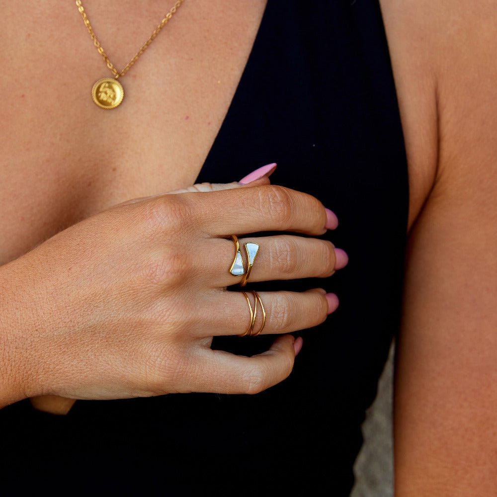 Gisella Pearl Wrap Ring