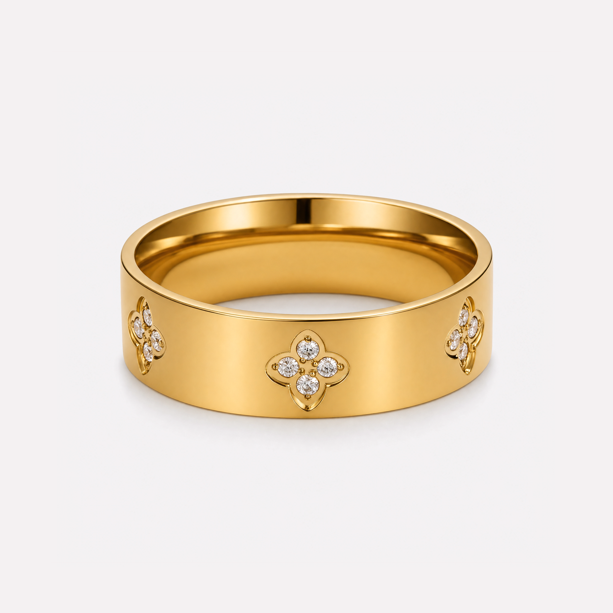 Vittoria Clover Band Ring