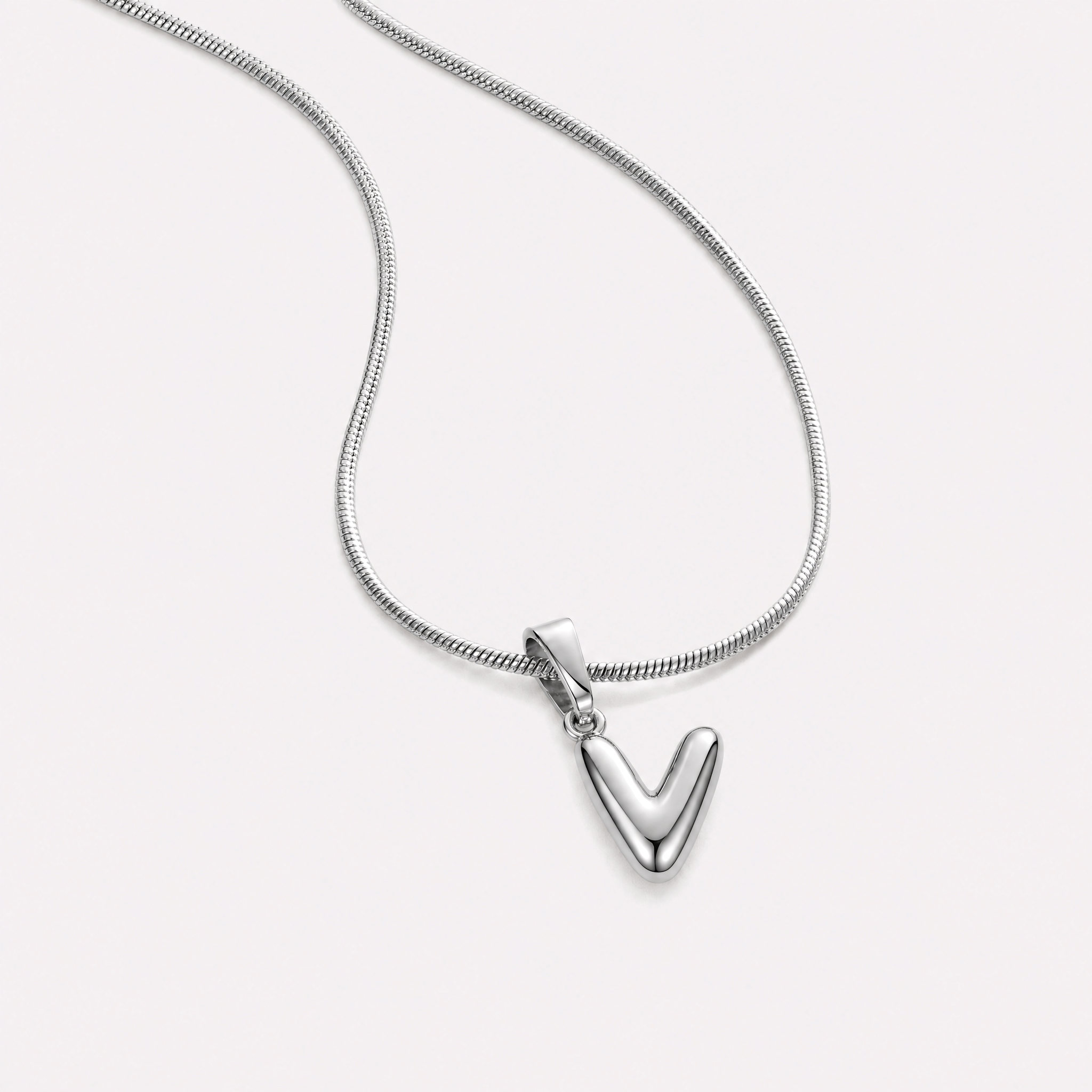 Bettina Bubble Initial Necklace